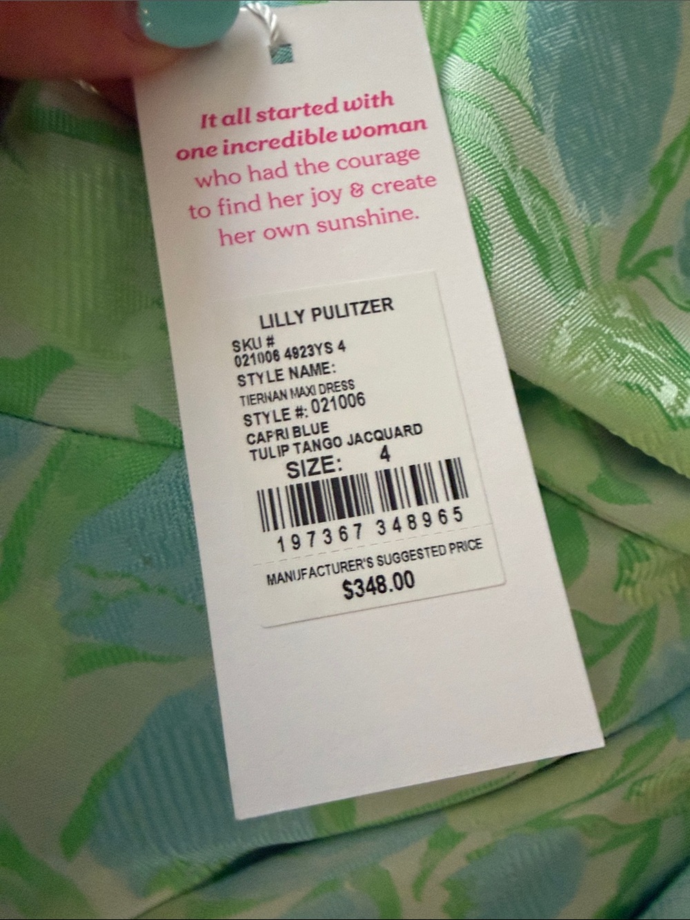 NWT Lilly Pulitzer Tiernan Dress - Picture 7 of 7